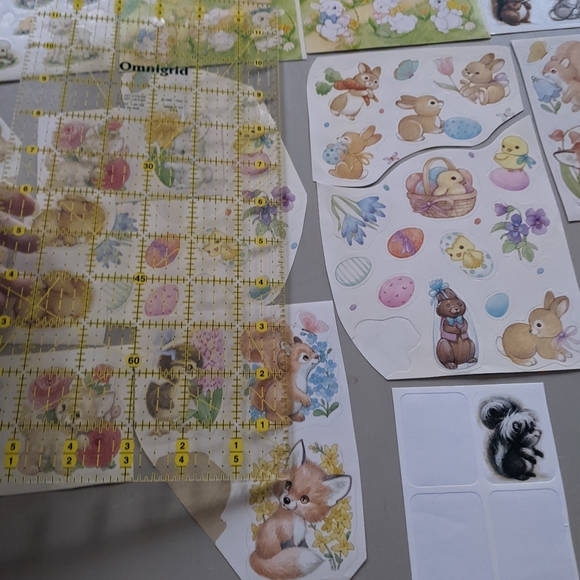 Cute animal Sticker lot 3 sealed packs 15 complete sheets - Picture 6 of 7